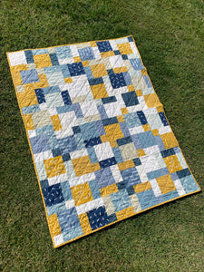 Disappearing Nine Patch quilt
