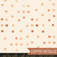 Vessel - Paint Dot in Copper Metallic Unbleached